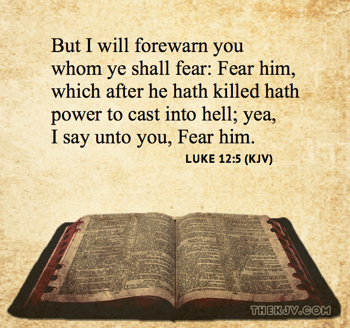 Fear Him who Has Power to Cast Into Hell